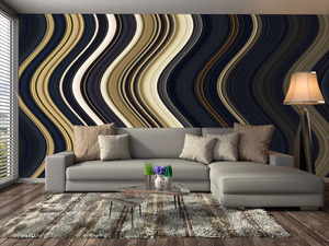 קיר ה - S לאורך בגוונים בהירים וכהים.