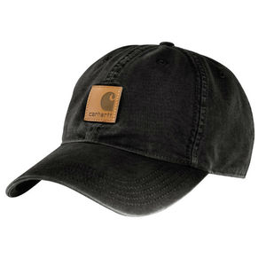 100289 כובע מצחייה מכותנת קנבס שחור ®Carhartt 