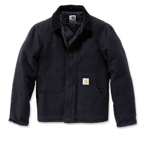 EJ022 ז'קט מסורתי מבד סנדסטון שחור ®Carhartt