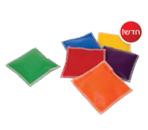 שקיות זריקה צבעוניות - 6 יחידות יסוד