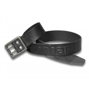 2217 חגורת עור אבזם כפול עם לוגו שחור ®Carhartt