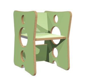 כסא מתהפך גובה 21/26 ס"מ