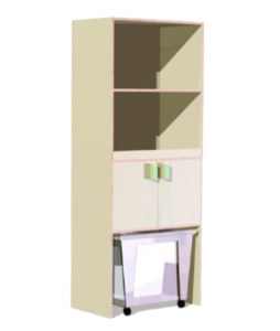 ארון מטפלת למפגש 160X60X40