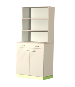 ארון צוות 180X80X40 ס"מ