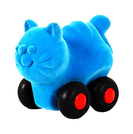 חתול מגומי טבעי תכלת - מחיר ליחידה אסקימוס