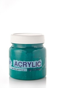 צבע אקריליק 300 מ"ל  ורידיאן