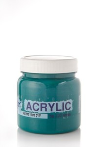 צבע אקריליק 300 מ"ל ירוק פטלו 