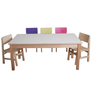 שולחן 120X90 ל 8 ילדים