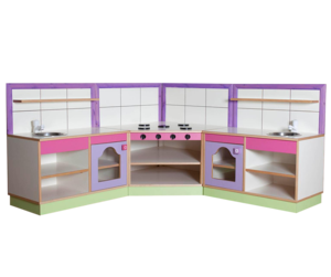 מטבח מודולרי 3 חלקים 160X160X87