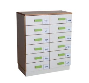 ארון 12 מגירות טלסקופיות סנדביץ