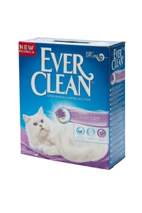 חול חתולים אוור קלין EverClean בניחוח לבנדר- פס סגול-10 ליטר