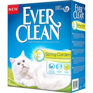 חול לחתולים אוור קלין Ever Clean ספרינג גארדן-פס ירוק בהיר-10 ליטר          