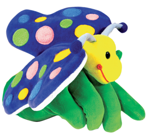 פרפר - בובת כפפה גירפה