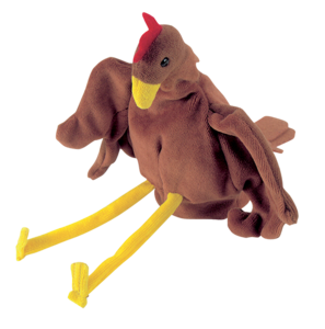 תרנגול - בובת כפפה גירפה