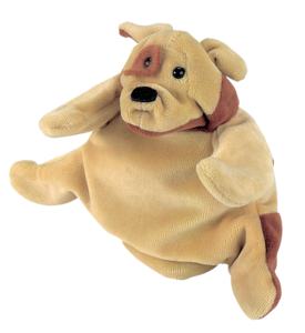 כלב - בובת כפפה גירפה