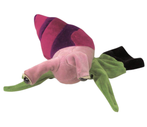 חלזון - בובת כפפה גירפה