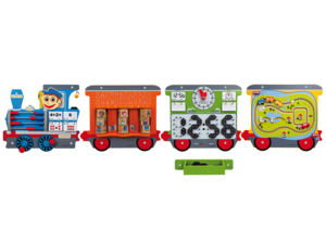 לוח פעילות - סט רכבת 4 חלקים גירפה