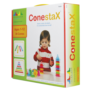 קונוסים - משחק הרכבה 36 חלקים גירפה