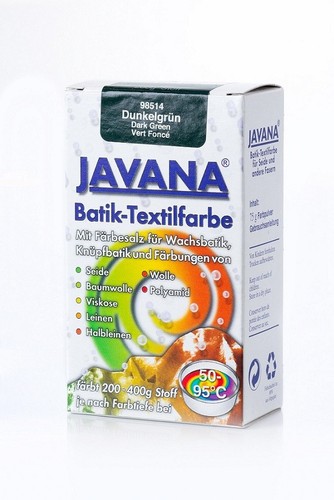 צבע ג'אוונה בטיק ירוק כהה