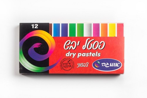 פסטל יבש צבעוני אומגה 12 גירים