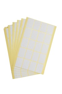 מדבקות משרד  לבנות 22X32 מ"מ