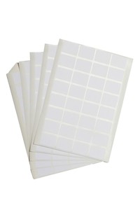 מדבקות משרד  לבנות 16X22 מ"מ