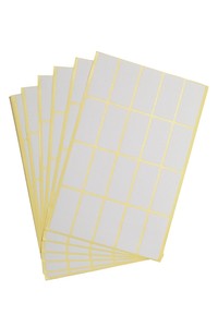 מדבקות משרד  לבנות 19X40 מ"מ