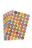מדבקות  עגולות סמיילי צבעוניות