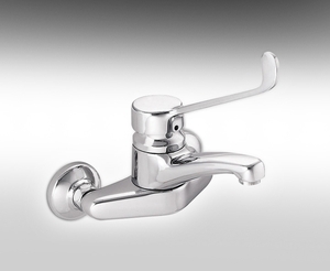 מיקסמת ברז מהקיר פיה קצרה מסתובבת 301450 Hamat