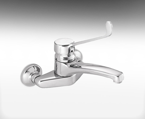 מיקסמת ברז מהקיר פיה ארוכה מסתובבת 301453 Hamat