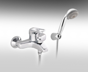 ברז מהקיר לאמבטיה עם מזלף סער 300175