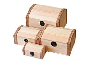 סט 4 תיבות אוצר גדולות