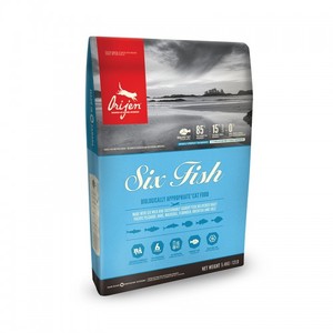  אוריג'ן Orijen מזון לחתולים מיקס 6 דגים 5.4 ק"ג