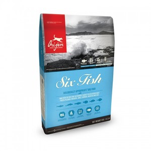 אוריג'ן Orijen מזון לכלבים מיקס 6 דגים 11.4 ק"ג