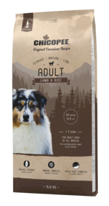 צ'יקופי Chicopee מזון לכלבים בוגר כבש ואורז 15 ק"ג