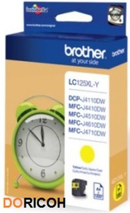 BROTHER LC125XL-Y דיו מקורי