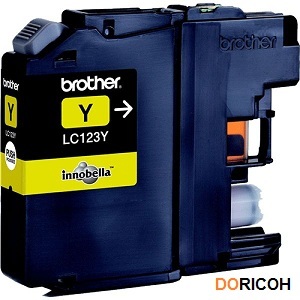 LC123Y Brother דיו מקורי