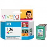 ראש דיו צבעוני מקורי HP136