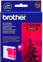 ראש דיו אדום מקורי BROTHER LC1000M