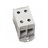מהדק כפול לפס דין KL 2x95 אפור KATKO