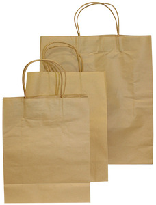 מארז 50 יח' שקיות נייר חום מידה 8/13/22 ס"מ