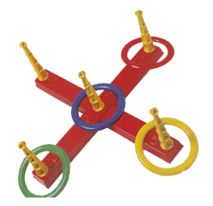 קליעת טבעות למטרה צבעוני פיירפליי