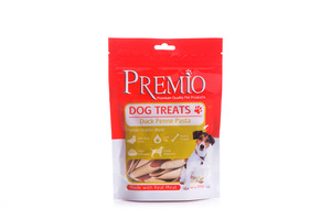פרמיו Premio לכלב-חטיף פנה פסטה ברווז 100 ג'