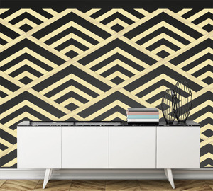 טפט קיר עומק הקוביות על רקע כהה.	