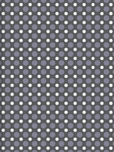 טפט קיר העיגולים הקטנים באפור ולבן.