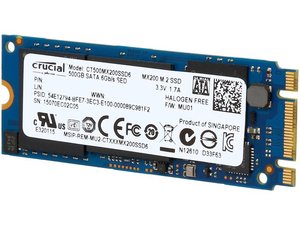 כונן SSD מסוג M.2 2260 למחשב נייד MX-200 500GB Crucial