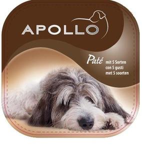 אפולו Apollo מעדן לכלב- פטה 5 בשרים 300 ג'