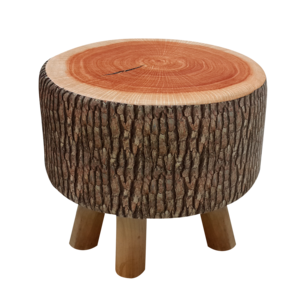 שרפרף דמוי גזע עץ