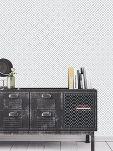 טפט מעוצב Pattern העיגולים על רקע בהיר.	