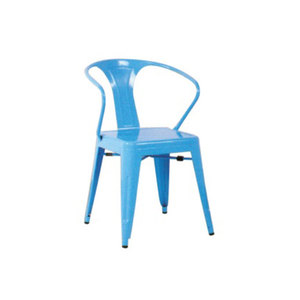 ניצנית כסא מסעדה מתכת צבע לבן מיליון כסאות